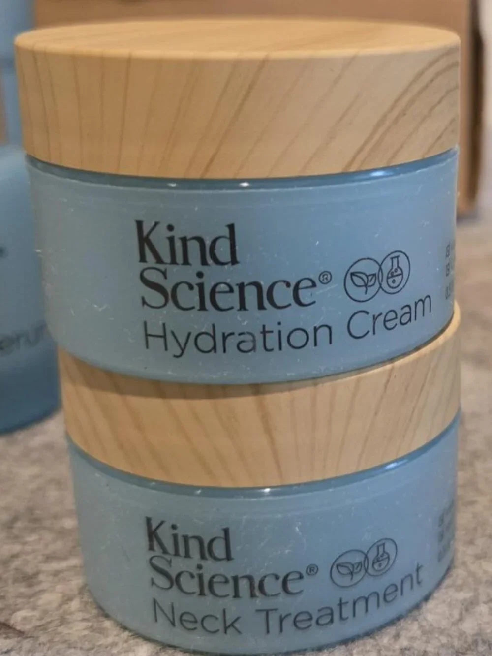 Kind Science 7 Piece Age Positive Skincare Lot with Facial Cleansing Brush
